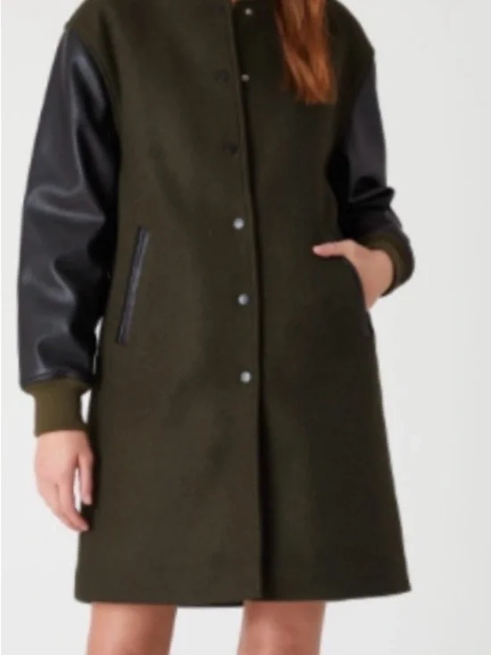 NWT BLANKNYC “Role Play” Woven Bomber Coat, Women’s Sz S - Picture 5 of 11